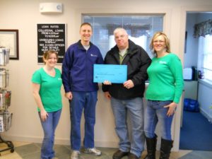 First Responders in Brownville posing with employees