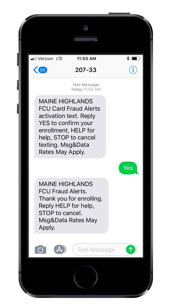 Automated Fraud Alerts - Maine Highlands Federal Credit Union