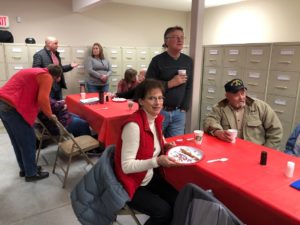 group of Kiwanis members at breakfast