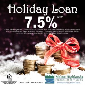 Holiday Loan special