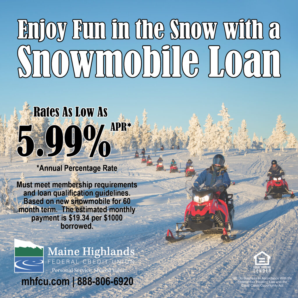 snowmobile loan ad
