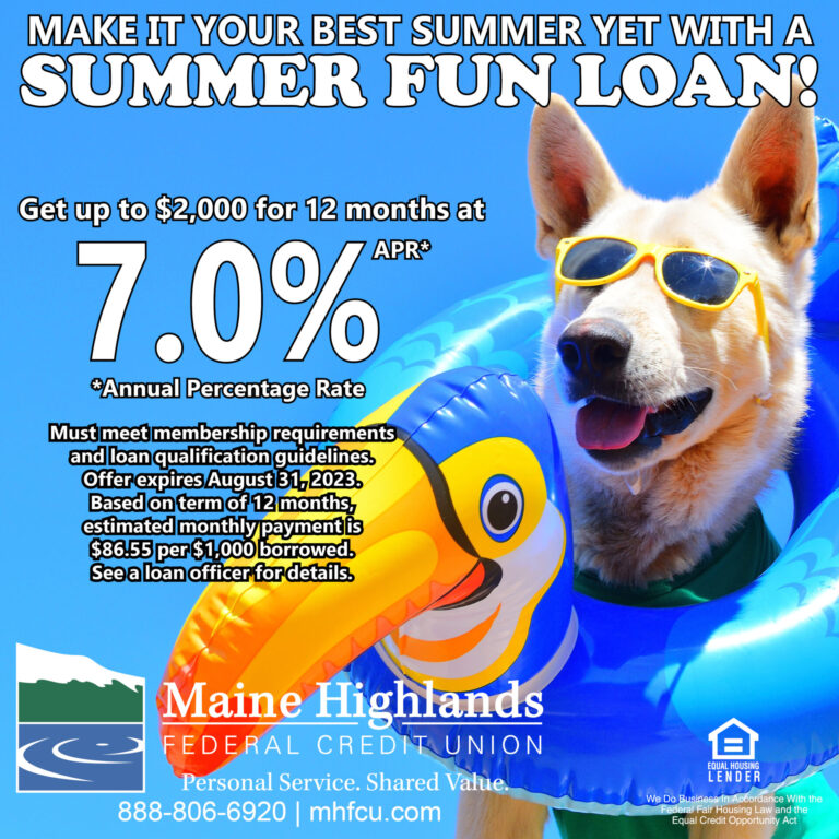Current Loan Specials Maine Highlands Federal Credit Union