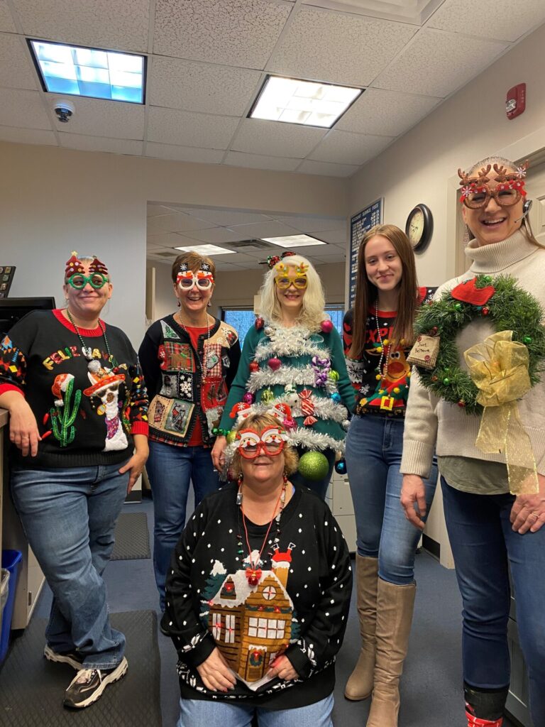 Teller Line in Ugly Christmas Sweaters
