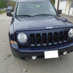 Blue Jeep Front