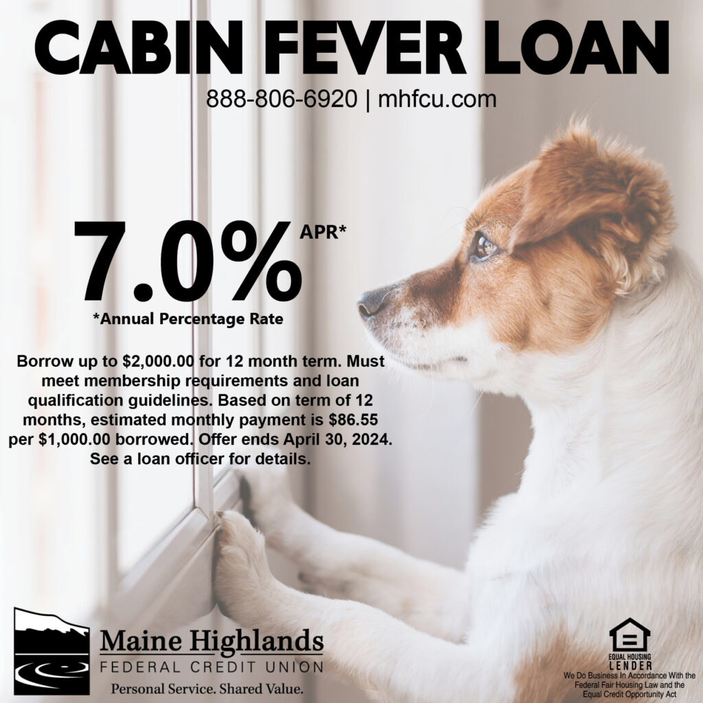 Cabin Fever Loan Ad