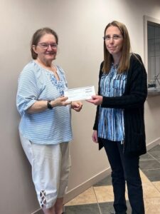 Donation to Brownville Historical Society