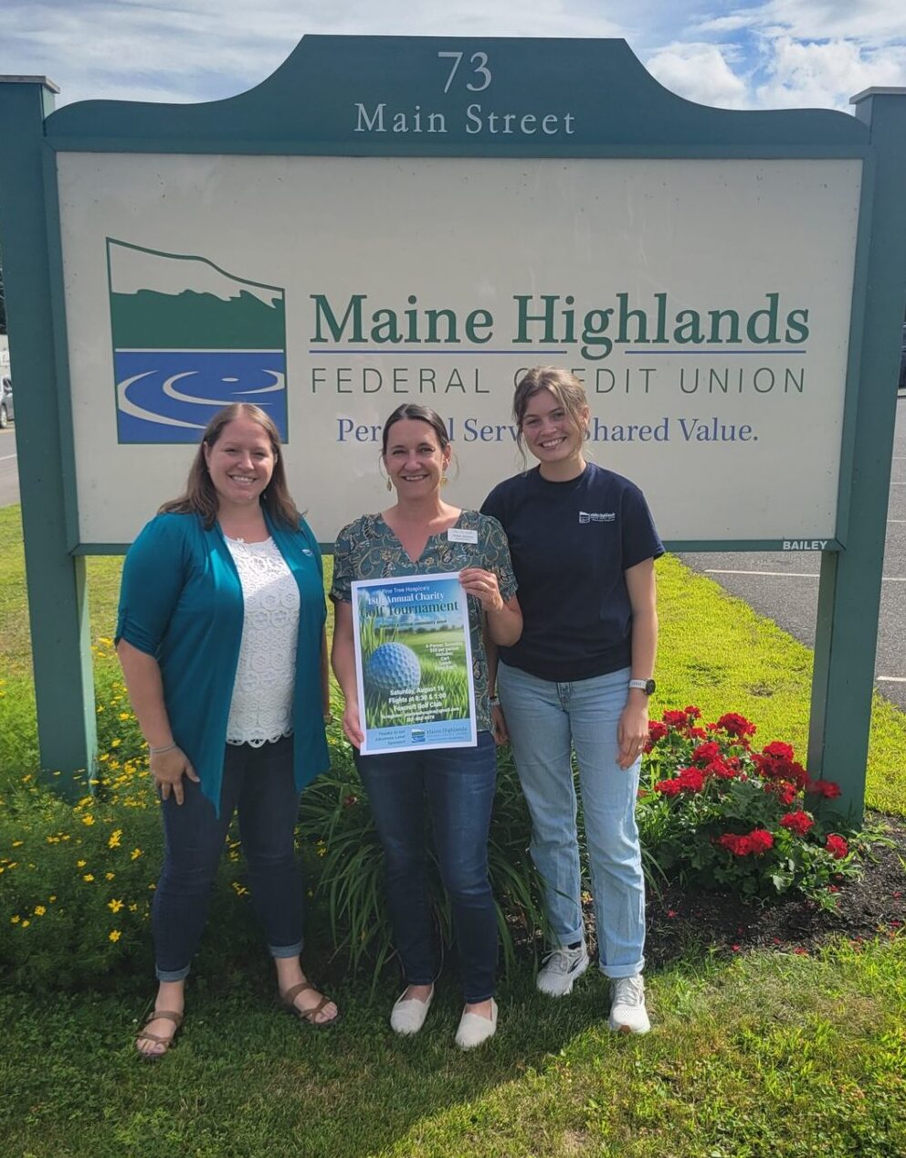 MHFCU sponsors Pine Tree Hospice Golf Tournament