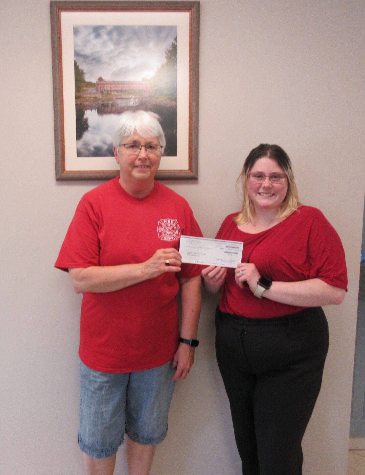 Donation to Sangerville Womens Auxiliary